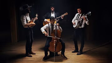 The Dead South performing on tour