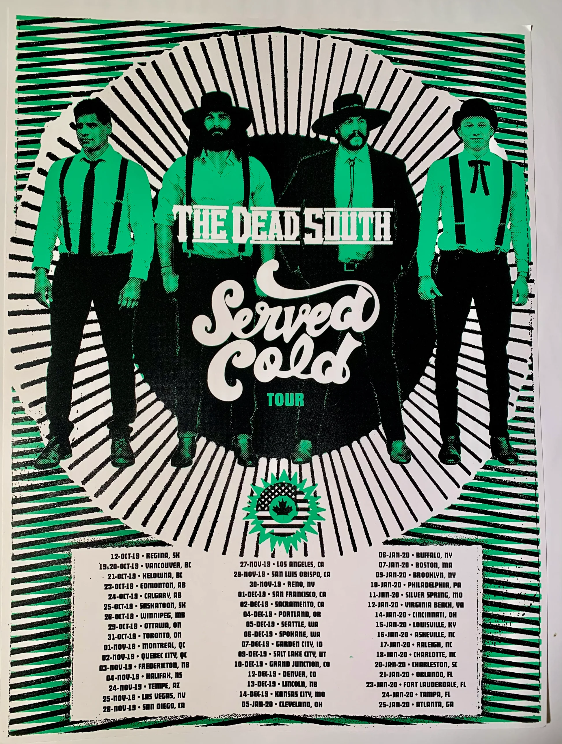 The Dead South 2026 tour poster